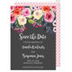 Charcoal Watercolor Roses Save the Date Cards Image 4 of 6